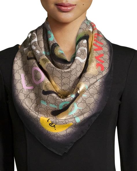 life is gucci scarf|Gucci scarf women sale.